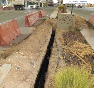 EXCAVATION OF FIBRE OPTIC NETWORK QAF